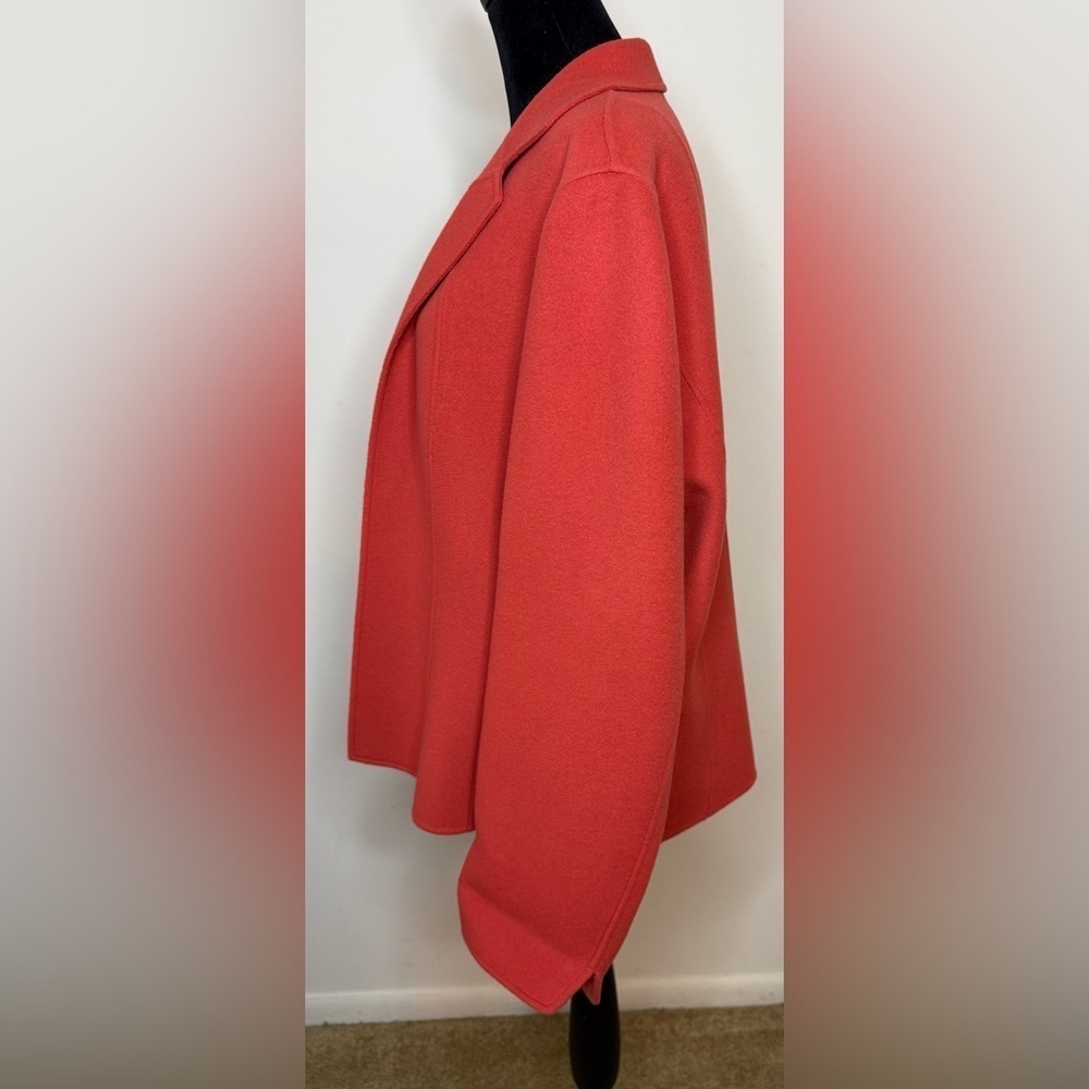 Talbots 100% wool preppy Orange Open blazer
Size 16
Excellent condition - Picture 5 of 9